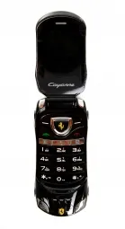 Телефон-раскладушка Ferrari на 2-Sim Black