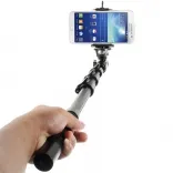 Selfie Stick EGGO with Bluetooth Remote Camera Shooting  - Black