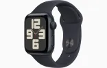 Apple Watch SE 2 GPS 40mm Midnight Aluminium Case with Midnight Sport Band S/M (MR9X3)