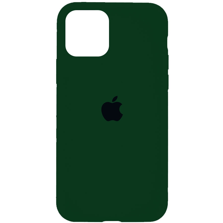 Силикон Case Art iPhone 12 Pro Max dark green - ITMag