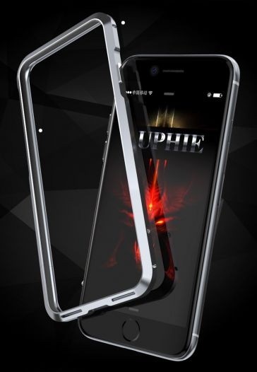 Алюминиевый бампер Luphie Blade Sword для Apple iPhone 7 (4.7") (Серый / Серебряный) - ITMag