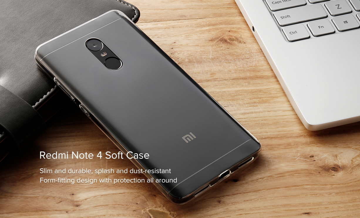 Xiaomi Soft Case for Redmi Note 4X Black - ITMag