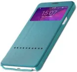 Чехол (книжка) Rock Rapid Series для Samsung N910S Galaxy Note 4 (Бирюзовый / Green)