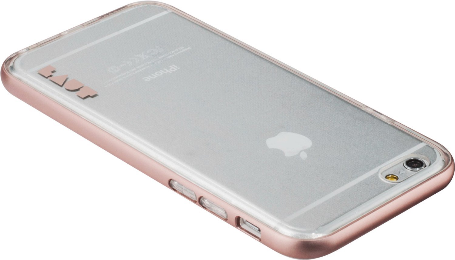 Бампер LAUT EXO-FRAME Aluminium bampers для iPhone 6/6S - Rose Gold (LAUT_IP6_EX_RG) - ITMag