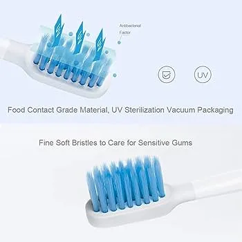 Насадки для Зубной щётки Xiaomi Mijia Sonic Electric Toothbrush Heads 3 Pack (Sensitive) (BHR6327CN) - ITMag
