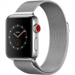 Apple Watch Series 3 GPS + Cellular 38mm Stainless Steel w. Milanese L. (MR1F2)
