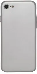 Пластикова накладка soft-touch з захистом торців Joyroom для Apple iPhone 7 (4.7") (Срібний)