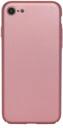 Пластикова накладка soft-touch з захистом торців Joyroom для Apple iPhone 7 (4.7") (Рожевий)