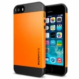 Пластиковая накладка SGP iPhone 5S/5 Case Slim Armor S Tangerine Tango (SGP10369)