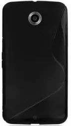 TPU Duotone Motorola Nexus 6 (Черный (матово/прозрачный))