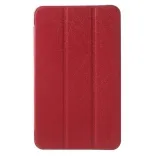Чехол EGGO Silk Texture Leather Case для Asus Memo Pad 7 ME176 with Tri-fold Stand (Красный/Red)