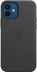 Apple iPhone 12 Pro Max Leather Case with MagSafe - Black (MHKM3) Copy