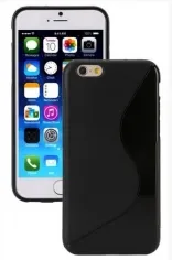 TPU Duotone Apple iPhone 6/6S Черный (матово/прозрачный)