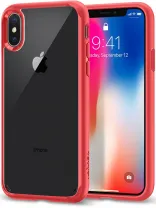 Spigen Case Ultra Hybrid for iPhone X Red (057CS22130)