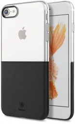 Чехол Baseus Half to Half Case For iPhone7 Black (WIAPIPH7-RY01)