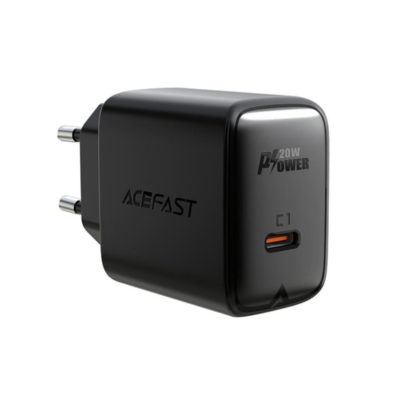 СЗУ Acefast A1 PD 20W (1 Type-C) (black) - ITMag