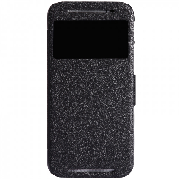 Кожаный чехол (книжка) Nillkin Fresh Series для HTC New One 2 / M8 (Черный) - ITMag
