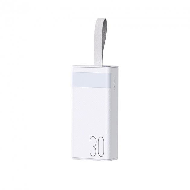 REMAX Chinen Series 20W+22.5W Fast Charging Power Bank with LED Light 30000mAh RPP-320 White - ITMag