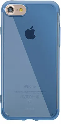 Чехол Baseus Simple Series Case (Anti-Scratch) For iPhone7 Transparent Blue (ARAPIPH7-C03) - ITMag
