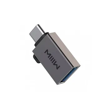 Адаптер Xiaomi MiiW Adapter Type-C to USB Space Gray (3205855) - ITMag