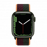 Apple Watch Series 7 GPS 41mm Green Aluminum Case With Sport Loop Dark Cherry/Forest Green (MKNF3) - ITMag