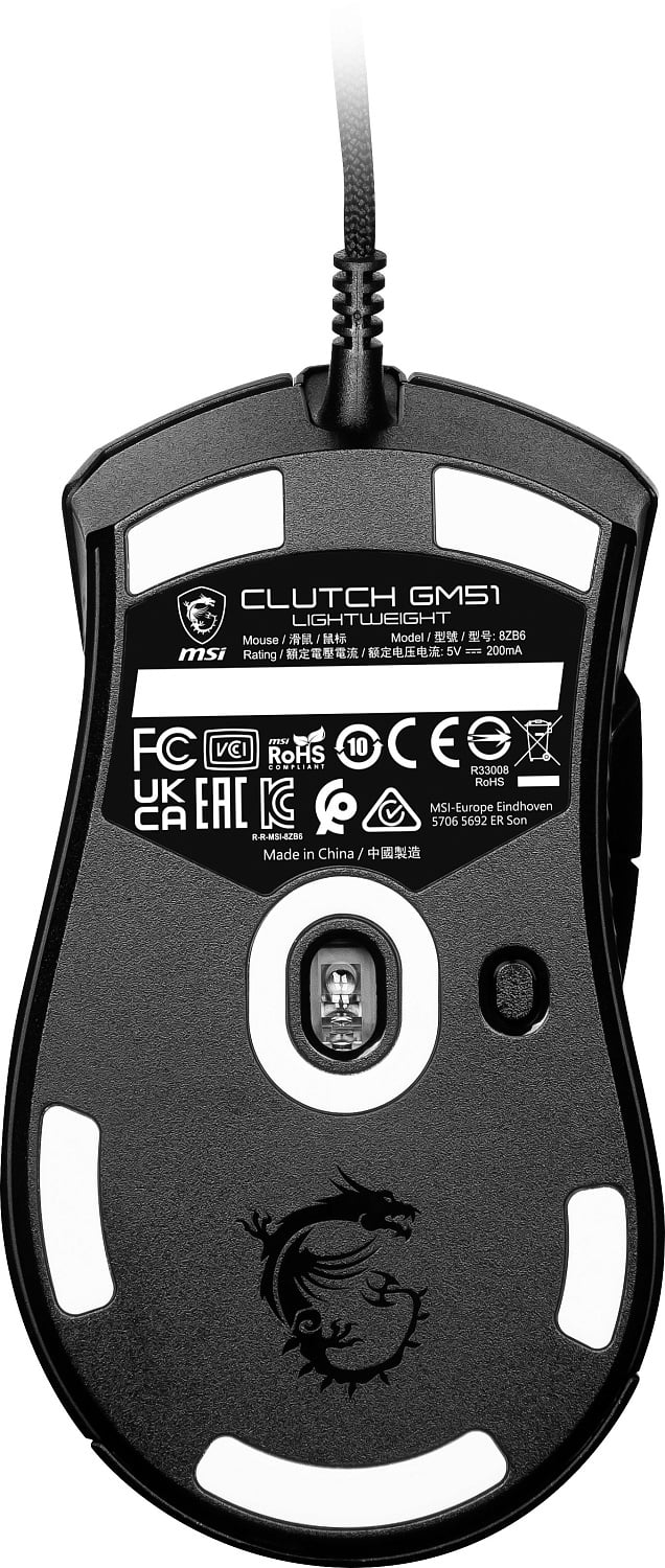 Мышь MSI Clutch GM51 Lightweight (S12-0402180-C54) - ITMag