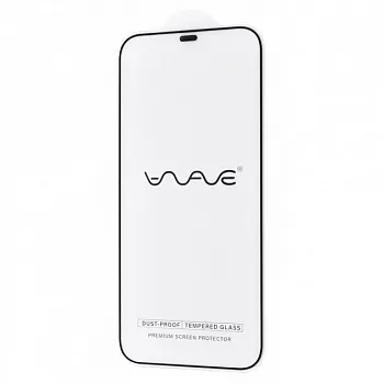 Защитное стекло WAVE Dust-Proof iPhone 14 Pro (black) - ITMag