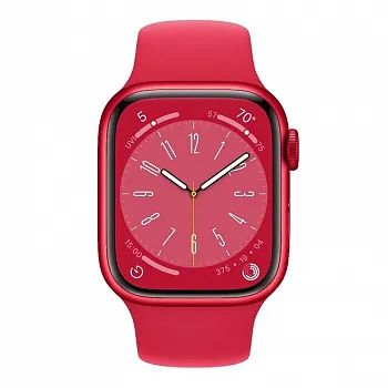Apple Watch Series 8 GPS 45mm Product Red Aluminum Case w. Product Red S. Band M/L (MNUU3) - ITMag