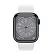 Apple Watch Series 8 GPS 41mm Midnight Aluminum Case w. White Sport Band M/L (MNPC3+MP6X3) - ITMag