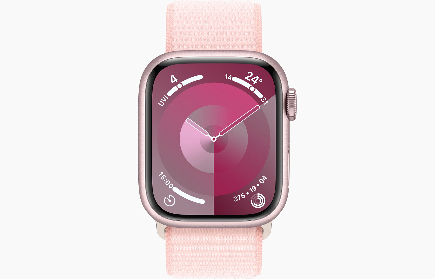 Apple Watch Series 9 GPS 45mm Pink Aluminum Case w. Light Pink S. Loop (MR9J3) - ITMag