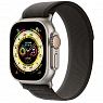 Apple Watch Ultra GPS + Cellular 49mm Titanium Case with Black/Gray Trail Loop - M/L (MQF53/MQFX3) - ITMag