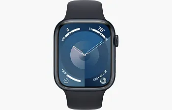 Apple Watch Series 9 GPS 41mm Midnight Aluminum Case w. Midnight Sport Band - M/L (MR8X3) - ITMag
