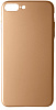 Пластиковая накладка soft-touch с защитой торцов Joyroom для Apple iPhone 7 plus (5.5") (Золотой) - ITMag