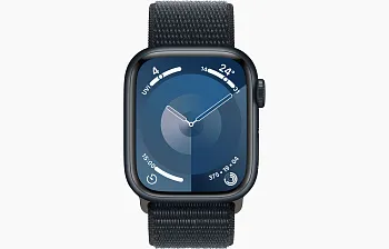 Apple Watch Series 9 GPS 45mm Midnight Aluminum Case w. Midnight S. Loop (MR9C3) - ITMag