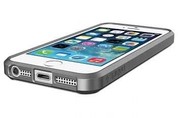 Пластиковая накладка SGP iPhone 5S/5 Case Ultra Hybrid Gray (SGP10518) - ITMag