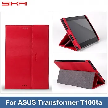 Чехол Sikai для ASUS Transformer Book T100TA (док-станция + планшет) (Красный) - ITMag