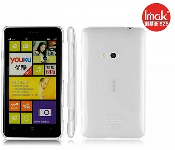 Пластиковая накладка IMAK Crystal Series для Nokia Lumia 625 (Прозрачный / Transparent) - ITMag