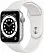 Apple Watch Series 6 GPS 44mm Silver Aluminum Case w. White Sport B. (M00D3) - ITMag