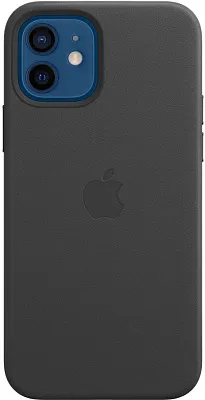 Apple iPhone 12 | 12 Pro Leather Case with MagSafe - Black (MHKG3) Copy - ITMag