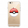 TPU чехол EGGO Pokemon Go Poke Ball для iPhone 6 Plus/6S Plus (Red) - ITMag