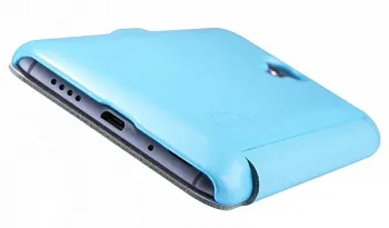 Кожаный чехол (книжка) Nillkin Fresh Series для Meizu MX4 (Голубой) - ITMag
