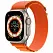Apple Watch Ultra GPS + Cellular 49mm Titanium Case with Orange Alpine Loop - Small (MNHA3/MNHH3) - ITMag