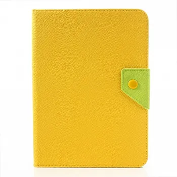 Чехол EGGO двухцветный Leather Stand Case for Samsung Galaxy Tab 3 10.1 P5200/P5210 (Green / Yellow) - ITMag
