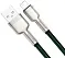 Кабель Lightning Baseus Cafule Metal Data Cable USB for Lightning 1m Green (CALJK-A06) - ITMag