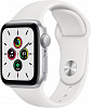 Apple Watch SE GPS 44mm Silver Aluminum Case w. White Sport B. (MYDQ2) - ITMag