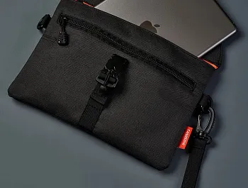 Сумка Xiaomi Tanjiezhe Explorer Dual-Use Magnetic Buckle Canvas Bag Black - ITMag