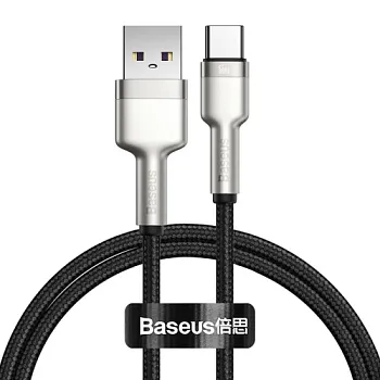 Кабель USB Type-C Baseus Cafule Series Metal Data Cable USB to Type-C 66W 1m Black (CAKF000101) - ITMag
